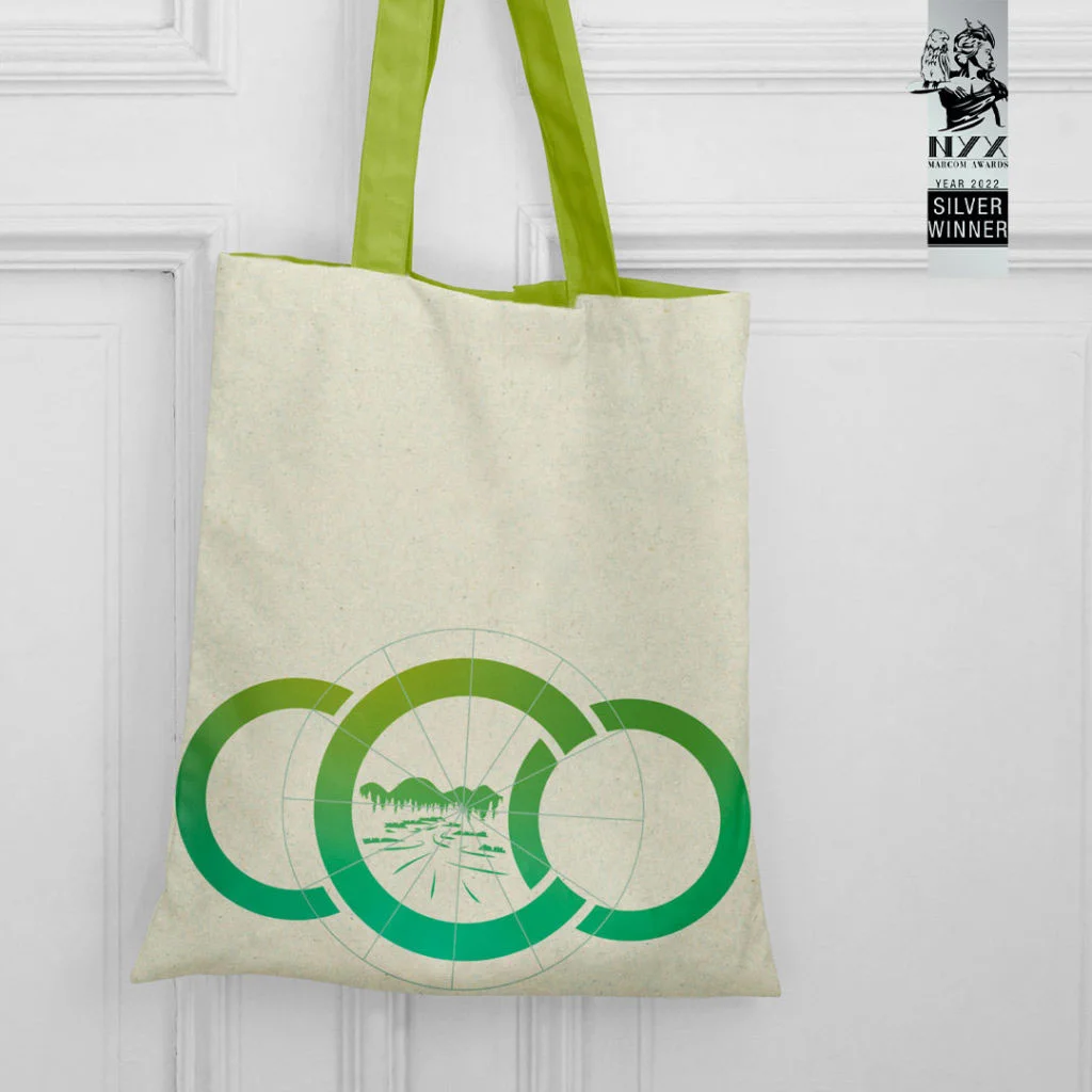 Eco bag with a big sized CCO logo